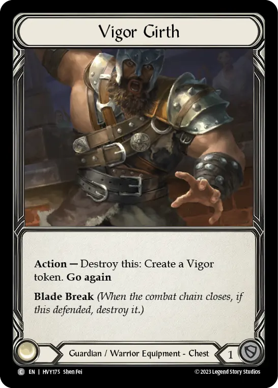 Vigor Girth — Cold Foil