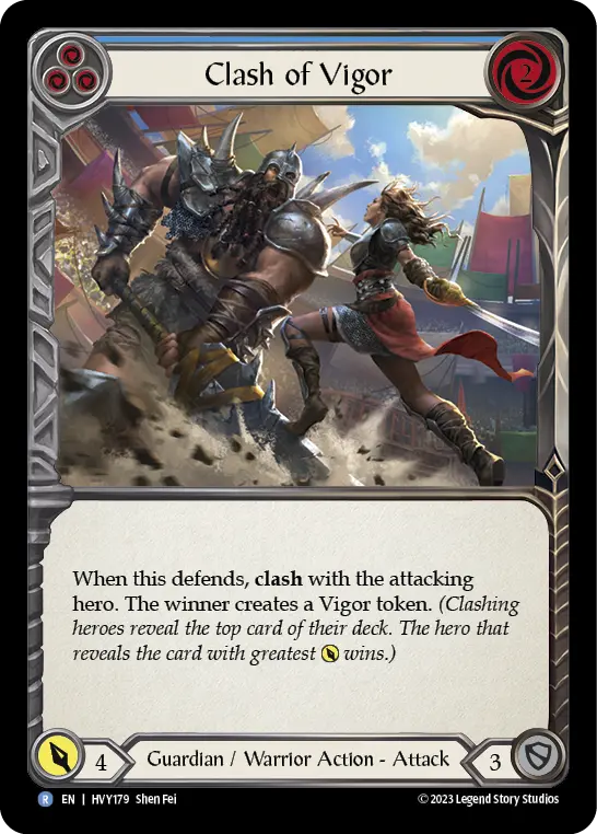 Clash of Vigor — Rainbow Foil