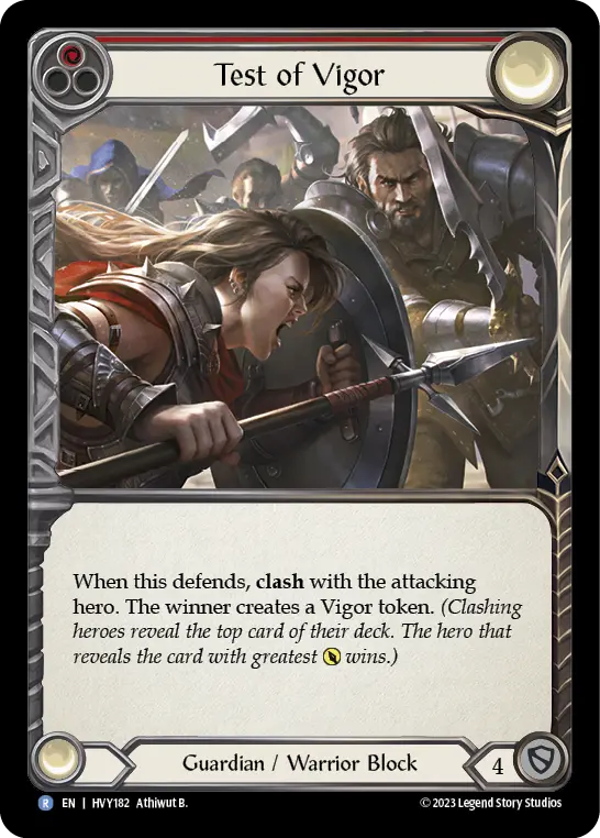 Test of Vigor — Rainbow Foil