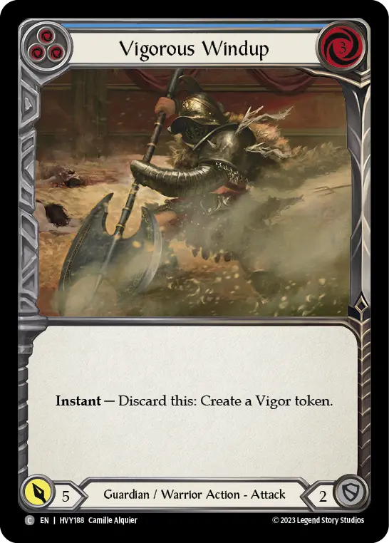 Vigorous Windup — Rainbow Foil