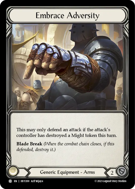 Embrace Adversity — Cold Foil