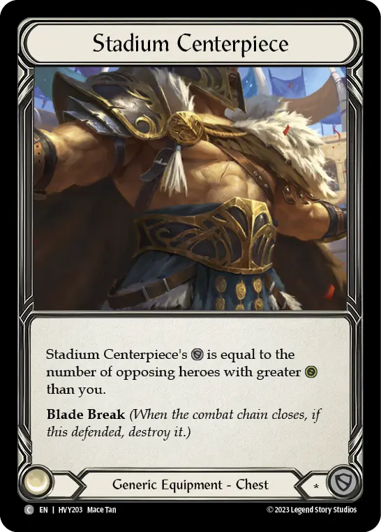 Stadium Centerpiece — Cold Foil