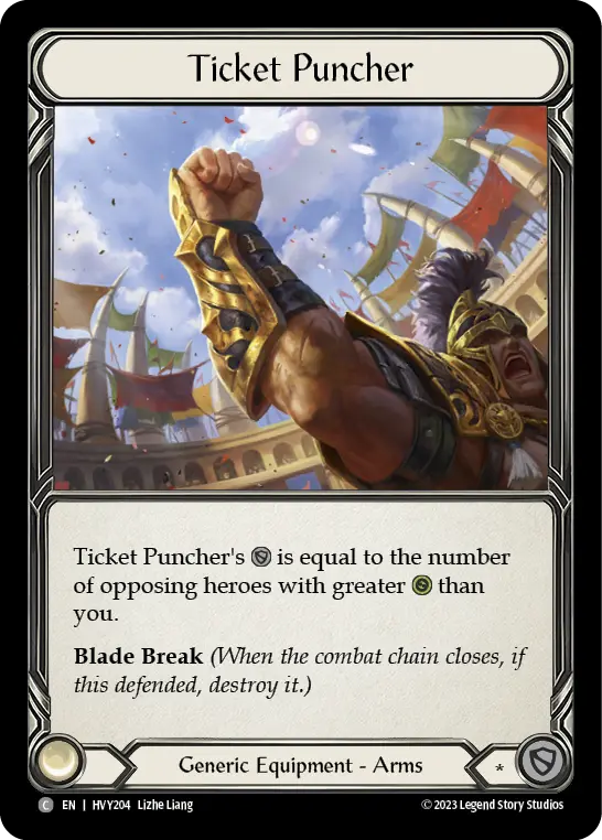 Ticket Puncher — Cold Foil