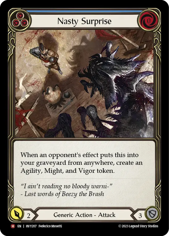 Nasty Surprise — Rainbow Foil