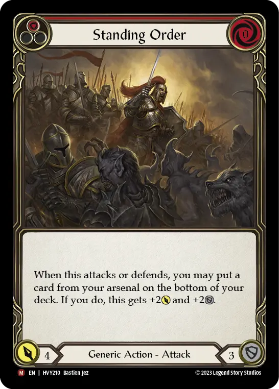 Standing Order — Rainbow Foil
