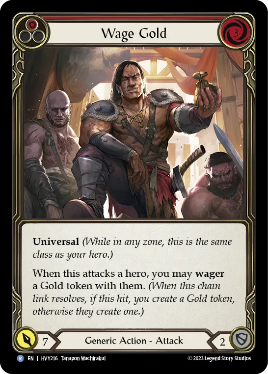 Wage Gold — Rainbow Foil