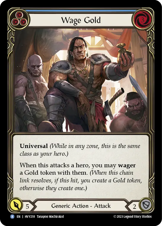 Wage Gold — Rainbow Foil