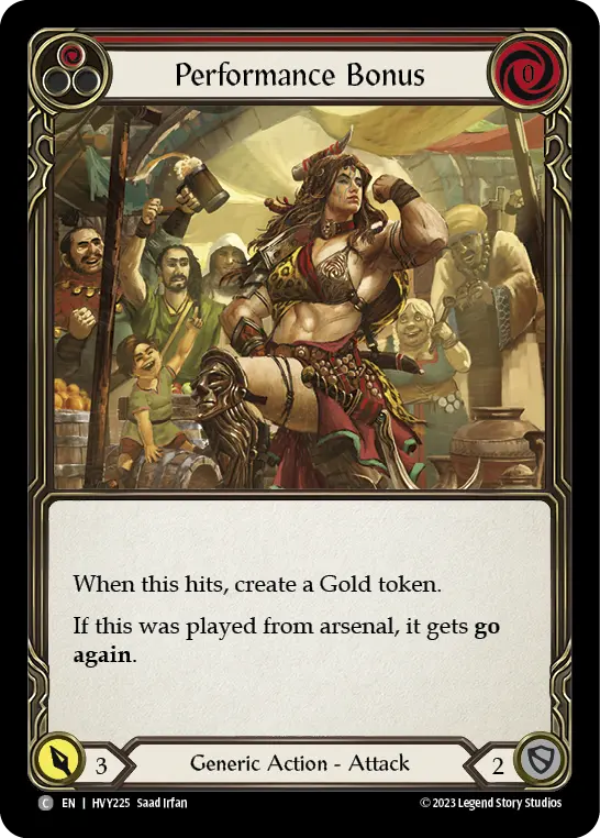 Performance Bonus — Rainbow Foil