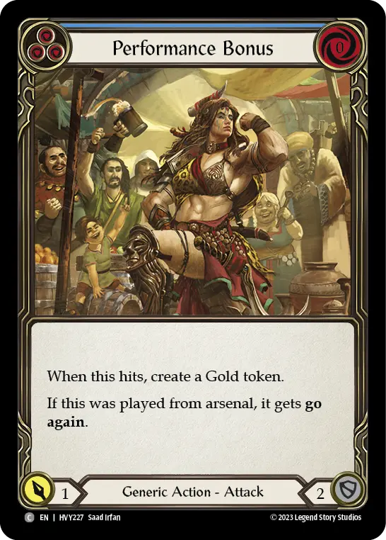 Performance Bonus — Rainbow Foil