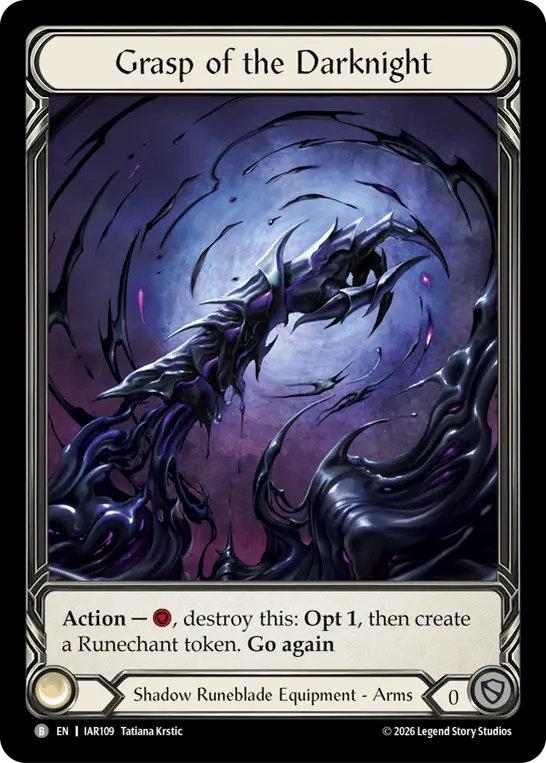 Grasp of the Darknight — Cold Foil