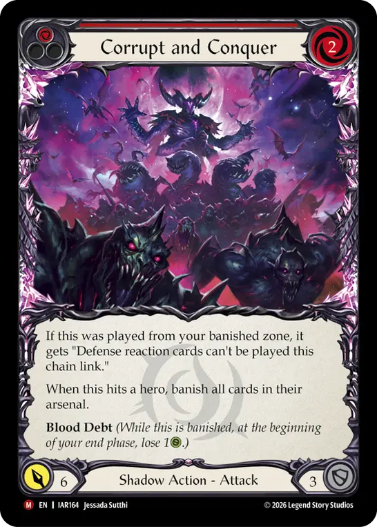 Corrupt and Conquer — Rainbow Foil