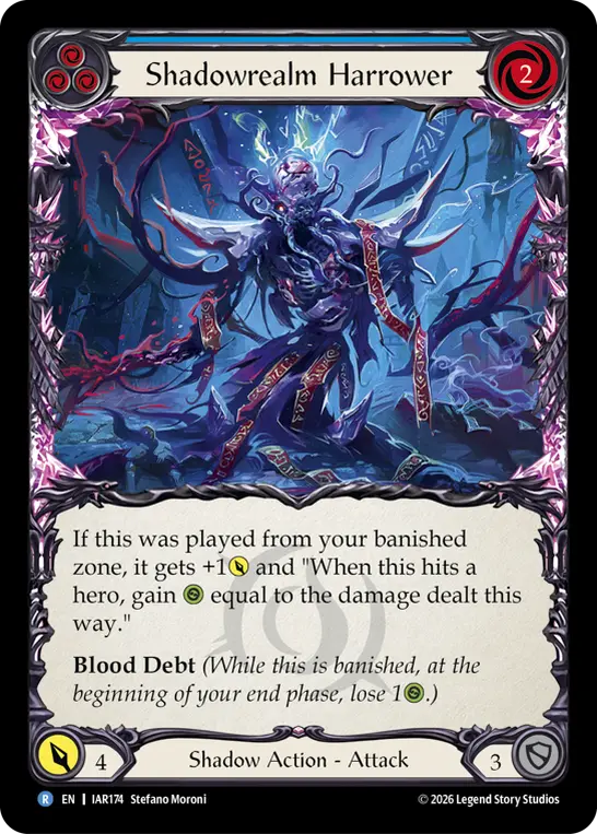 Shadowrealm Harrower — Rainbow Foil