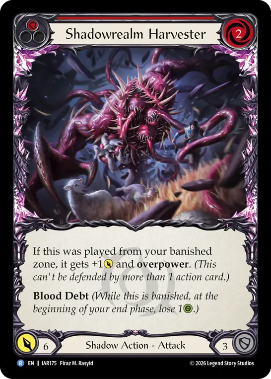 Shadowrealm Harvester — Rainbow Foil