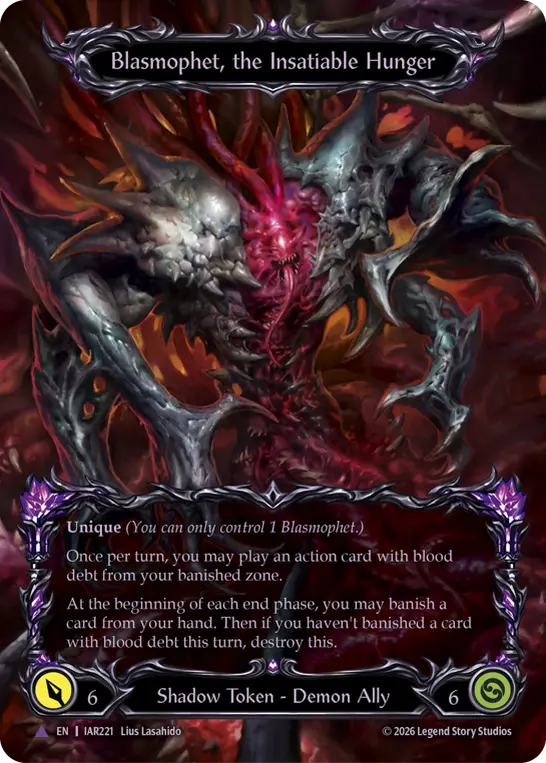 Blasmophet, the Insatiable Hunger — Cold Foil