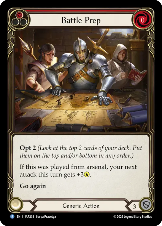 Battle Prep (Red) [RF]