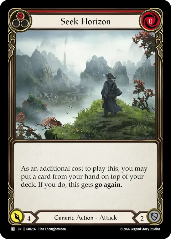Seek Horizon (Red) [Regular]