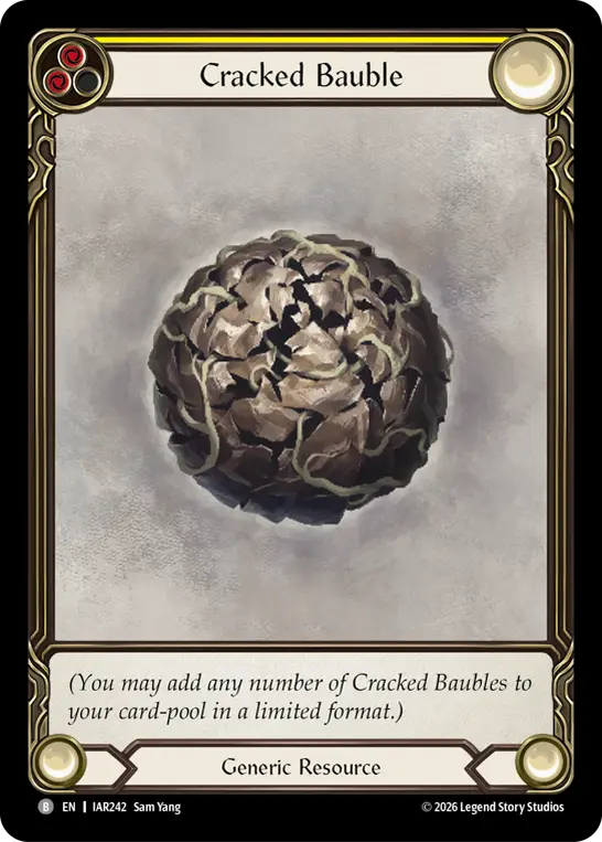Cracked Bauble (Yellow) [Regular]