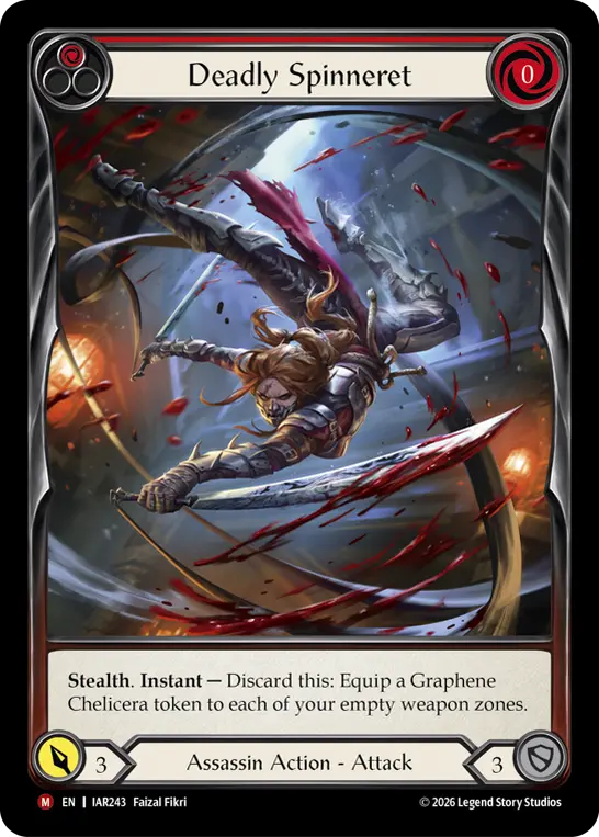 Deadly Spinneret (Red) [RF]
