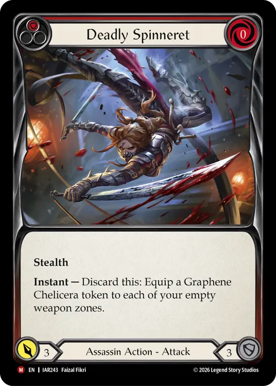 Deadly Spinneret (Red) [Regular]