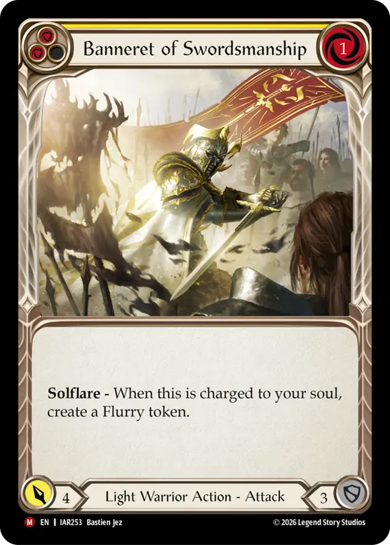 Banneret of Swordsmanship (Yellow) [Regular]