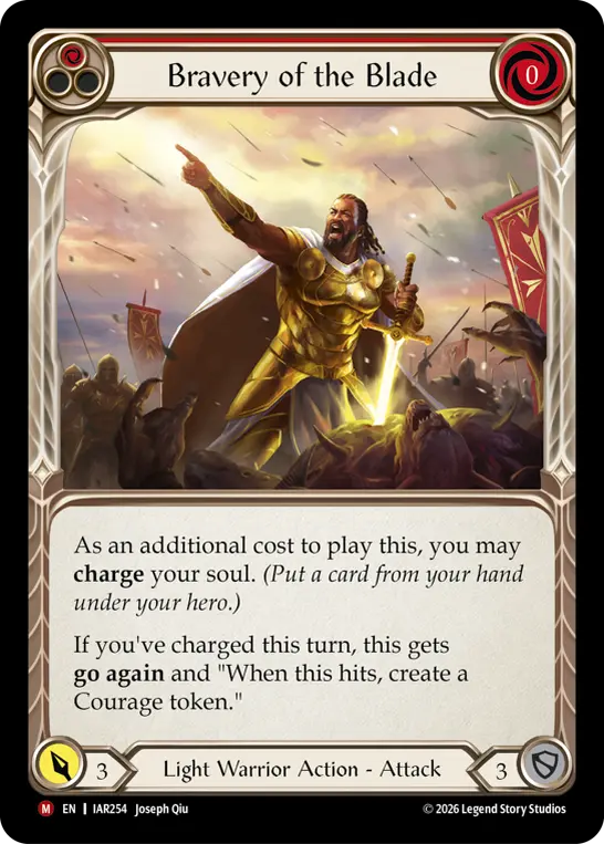 Bravery of the Blade (Red) [Regular]