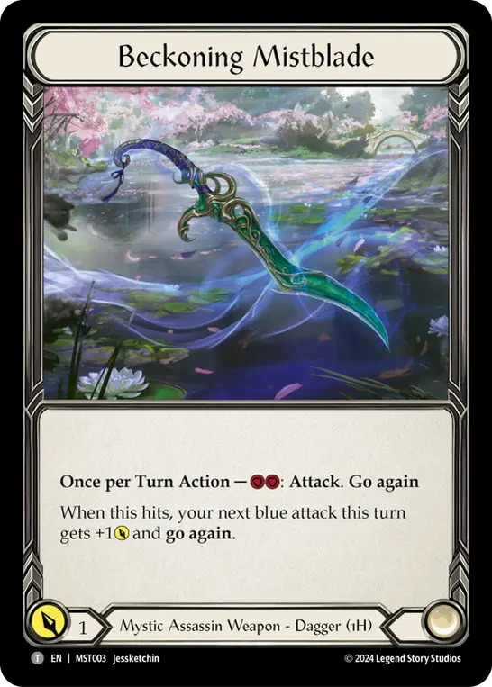 Beckoning Mistblade — Pre-release - Part the Mistveil