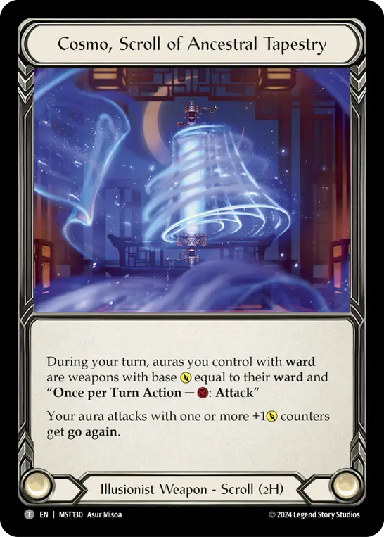 Cosmo, Scroll of Ancestral Tapestry — Pre-release - Part the Mistveil