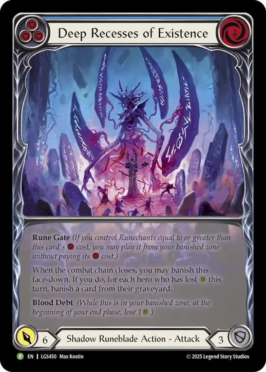 Deep Recesses of Existence (Blue) [RF]