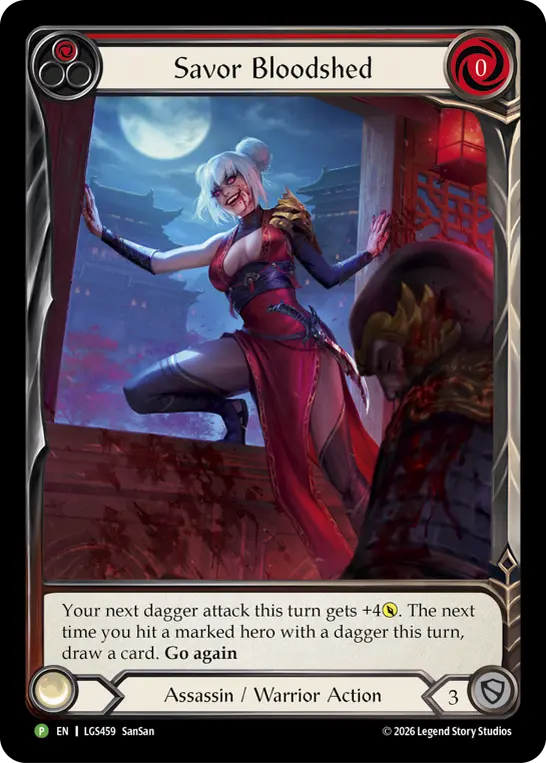 Savor Bloodshed (Red) [CF]