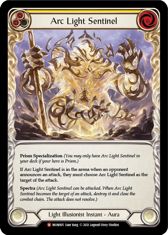 Arc Light Sentinel — Monarch — Rainbow Foil