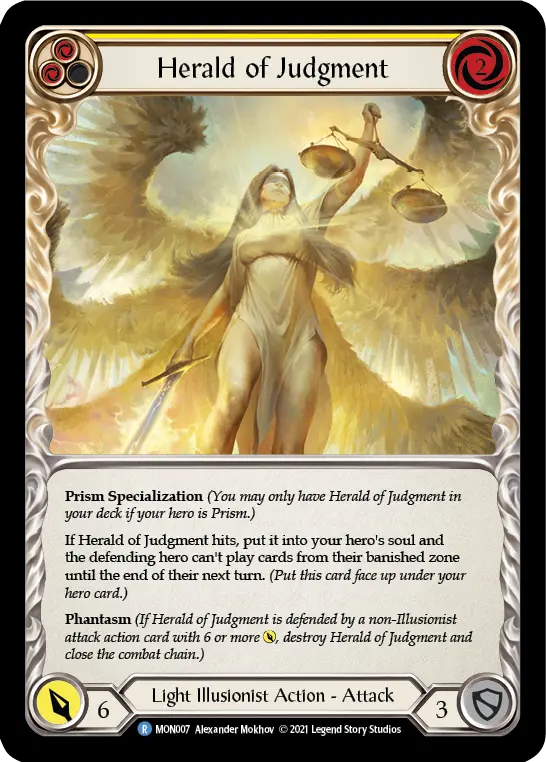 Herald of Judgment — Monarch — Rainbow Foil