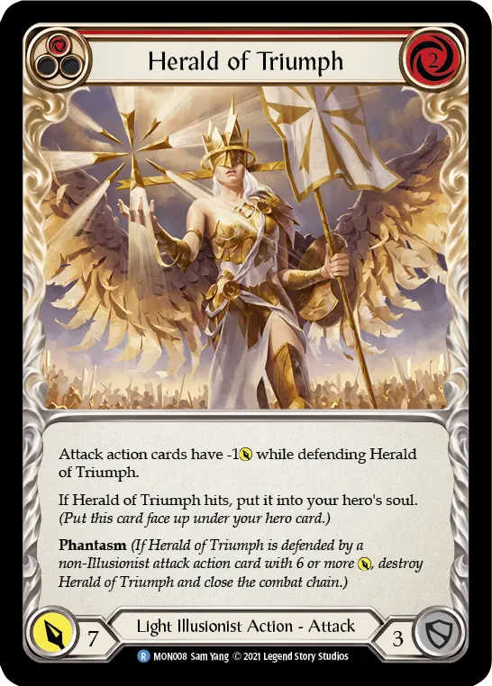 Herald of Triumph — Monarch — Rainbow Foil