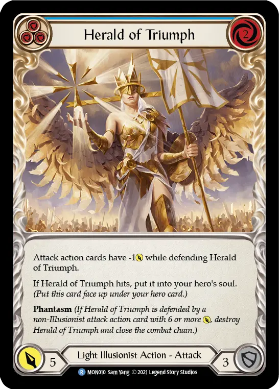 Herald of Triumph — Monarch — Rainbow Foil