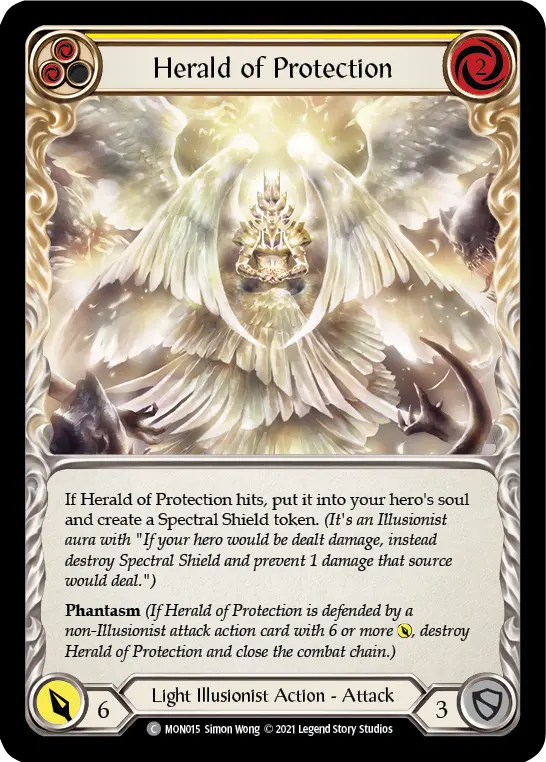 Herald of Protection — Monarch — Rainbow Foil