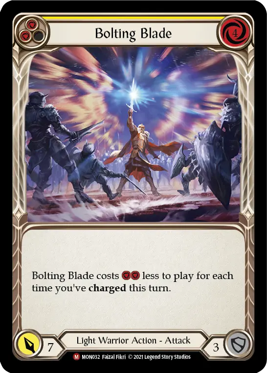 Bolting Blade — Monarch — Rainbow Foil