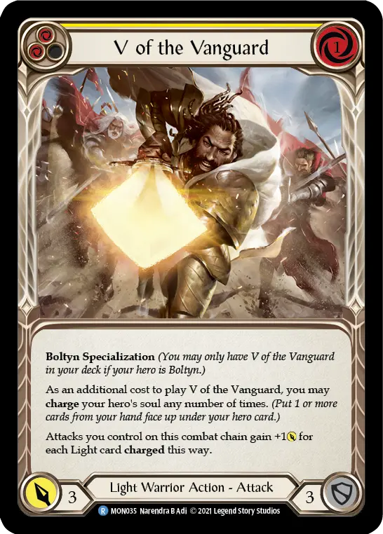 V of the Vanguard — Monarch — Rainbow Foil