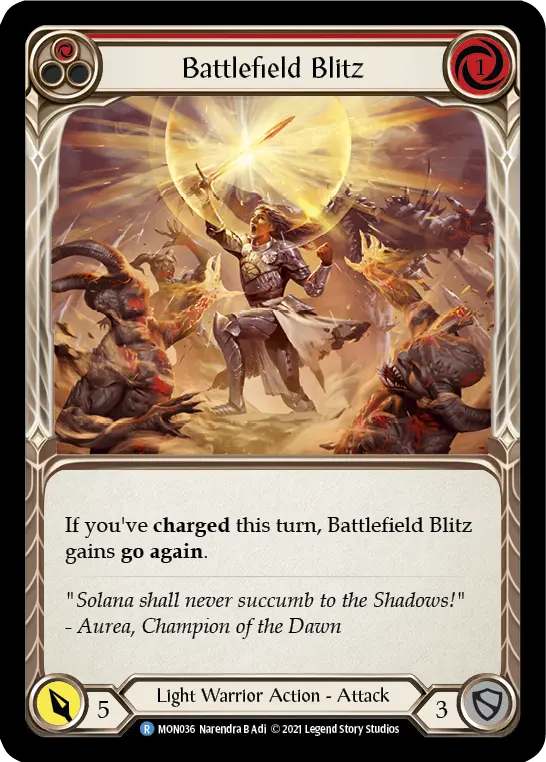 Battlefield Blitz — Monarch — Rainbow Foil