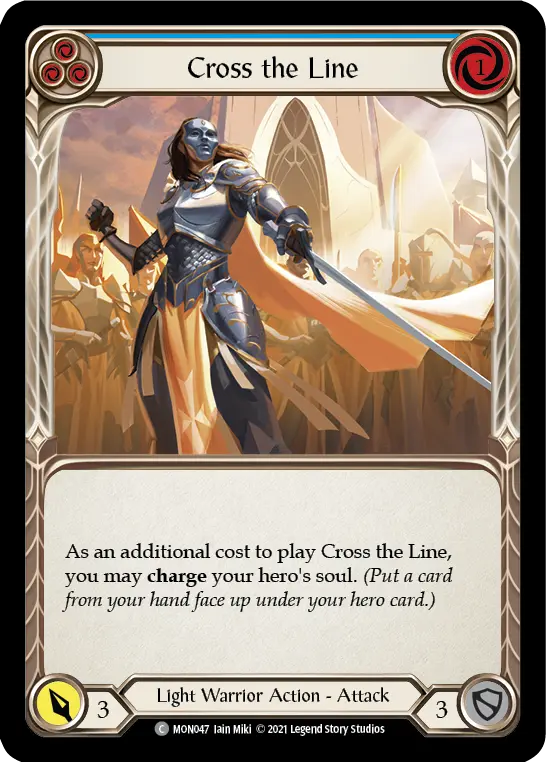 Cross the Line — Monarch — Rainbow Foil
