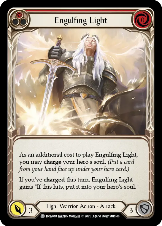 Engulfing Light — Monarch — Rainbow Foil