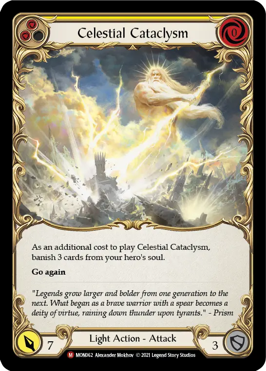 Celestial Cataclysm — Monarch — Rainbow Foil
