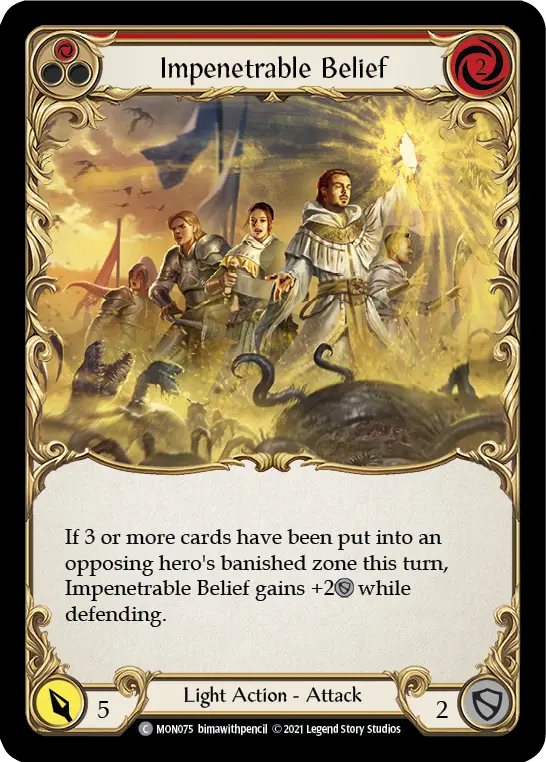 Impenetrable Belief — Monarch — Rainbow Foil