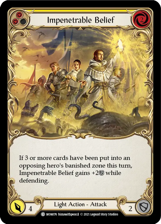 Impenetrable Belief — Monarch — Rainbow Foil