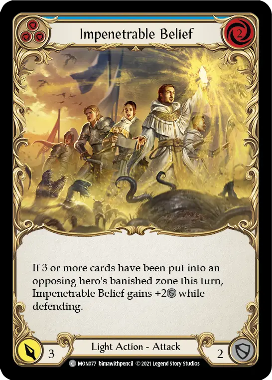 Impenetrable Belief — Monarch — Rainbow Foil