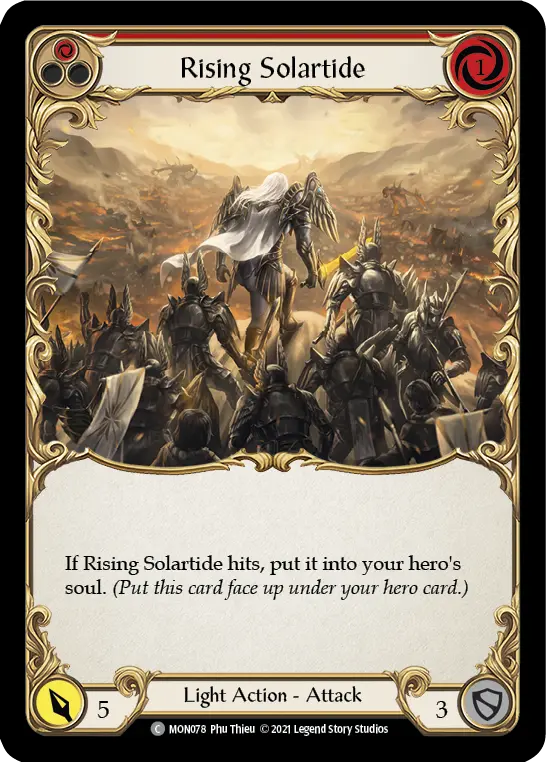 Rising Solartide — Monarch — Rainbow Foil