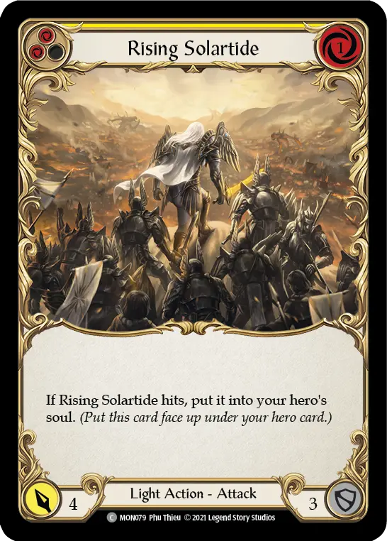 Rising Solartide — Monarch — Rainbow Foil