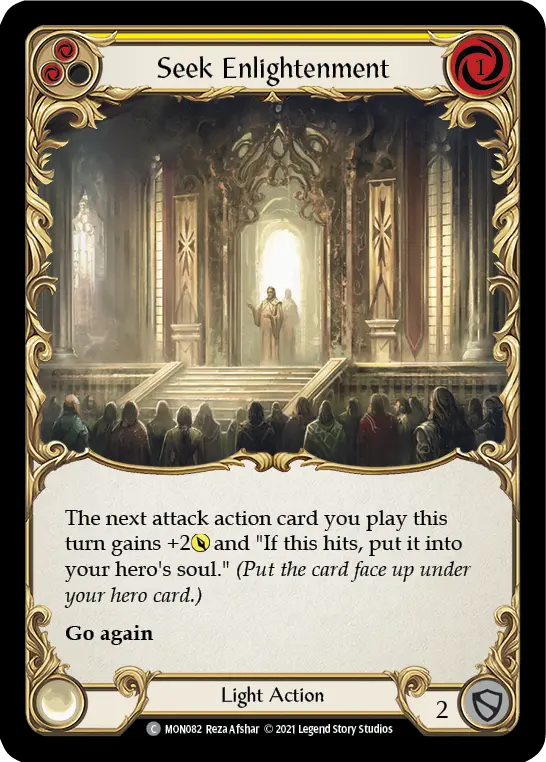 Seek Enlightenment — Monarch — Rainbow Foil
