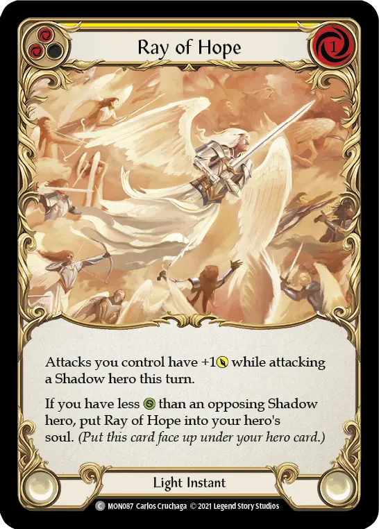 Ray of Hope — Monarch — Rainbow Foil