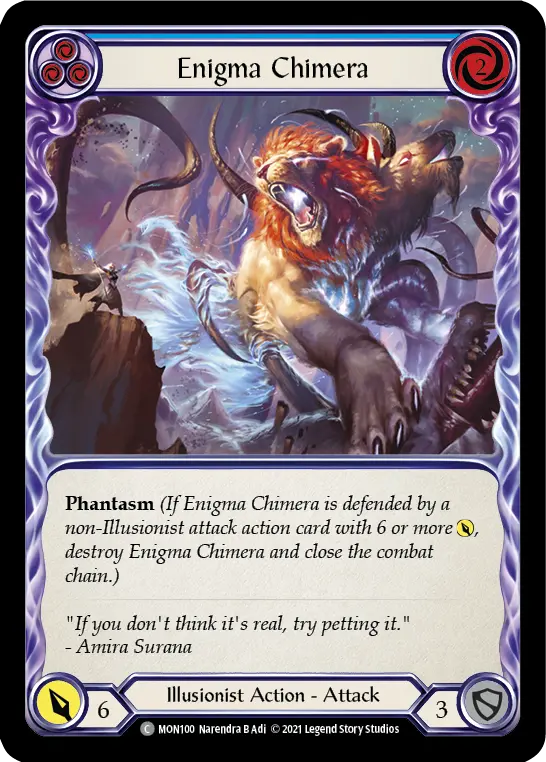 Enigma Chimera — Monarch — Rainbow Foil