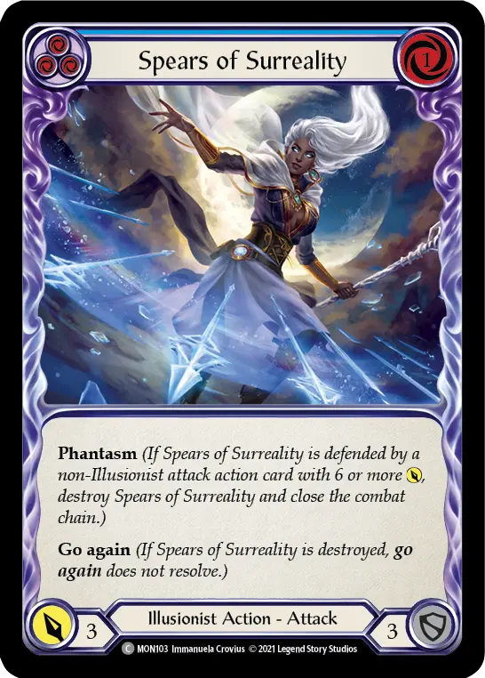 Spears of Surreality — Monarch — Rainbow Foil