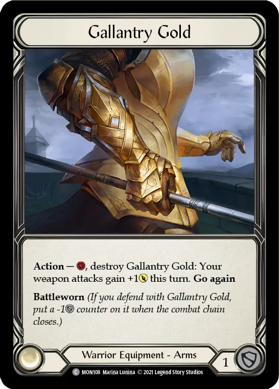 Gallantry Gold — Monarch — Cold Foil